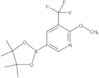 2-Methoxy-5-(4,4,5,5-tetramethyl-1,3,2-dioxaborolan-2-yl)-3-(trifluoromethyl)pyridine