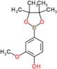 2-methoxy-4-(4,4,5,5-tetramethyl-1,3,2-dioxaborolan-2-yl)phenol
