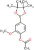 2-methoxy-4-(4,4,5,5-tetramethyl-1,3,2-dioxaborolan-2-yl)phenyl acetate