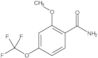 2-Methoxy-4-(trifluoromethoxy)benzamide