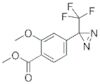 2-METHOXY-4-[3-(TRIFLUOROMETHYL)-3H-DIAZIRIN-3-YL]BENZOIC ACID, METHYL ESTER