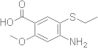 4-Amino-5-(ethylthio)-2-methoxybenzoic acid