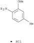 Benzenamine,2-methoxy-4-methyl-, hydrochloride (1:1)