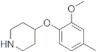 4-(2-Methoxy-4-methylphenoxy)piperidine