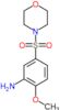 2-Methoxy-5-(4-morpholinylsulfonyl)benzenamine