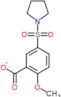 2-methoxy-5-(pyrrolidin-1-ylsulfonyl)benzoate