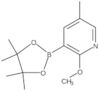 2-Methoxy-5-methyl-3-(4,4,5,5-tetramethyl-1,3,2-dioxaborolan-2-yl)pyridine