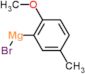 bromo(2-methoxy-5-methylphenyl)magnesium