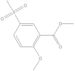 Benzoic acid, 2-methoxy-5-(methylsulfonyl)-, methyl ester