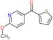 (6-methoxy-3-pyridyl)-(2-thienyl)methanone