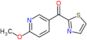 (6-methoxy-3-pyridyl)-thiazol-2-yl-methanone