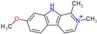 7-methoxy-1,2-dimethyl-9H-beta-carbolin-2-ium