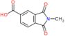 2-methyl-1,3-dioxo-2,3-dihydro-1H-isoindole-5-carboxylic acid