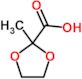 2-methyl-1,3-dioxolane-2-carboxylic acid