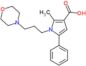 2-methyl-1-(3-morpholin-4-ylpropyl)-5-phenyl-1H-pyrrole-3-carboxylic acid