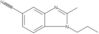 2-Methyl-1-propyl-1H-benzimidazole-5-carbonitrile