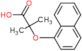 2-methyl-2-(naphthalen-1-yloxy)propanoic acid
