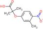 2-methyl-2-(3-methyl-4-nitrophenoxy)propanoic acid