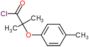 propanoyl chloride, 2-methyl-2-(4-methylphenoxy)-