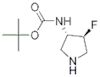 Carbamic acid, (4-fluoro-3-pyrrolidinyl)-, 1,1-dimethylethyl ester, trans- (9CI)