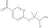 2-Methyl-2-[(5-nitro-2-pyridinyl)thio]propanoic acid