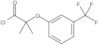 Propanoyl chloride, 2-methyl-2-[3-(trifluoromethyl)phenoxy]-