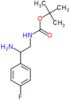 tert-butyl [2-amino-2-(4-fluorophenyl)ethyl]carbamate