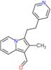 2-methyl-3-[2-(pyridin-4-yl)ethyl]indolizine-1-carbaldehyde