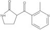 3-[(2-Methyl-3-pyridinyl)carbonyl]-2-pyrrolidinone