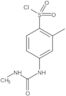 2-Methyl-4-[[(methylamino)carbonyl]amino]benzenesulfonyl chloride