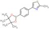 2-methyl-4-[4-(4,4,5,5-tetramethyl-1,3,2-dioxaborolan-2-yl)phenyl]-1,3-thiazole