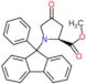 methyl 4-oxo-1-(9-phenyl-9H-fluoren-9-yl)-L-prolinate