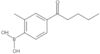 B-[2-Methyl-4-(1-oxopentyl)phenyl]boronic acid