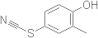 Thiocyanic acid, 4-hydroxy-3-methylphenyl ester