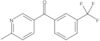 (6-Methyl-3-pyridinyl)[3-(trifluoromethyl)phenyl]methanone