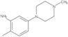 2-Methyl-5-(4-methyl-1-piperazinyl)benzenamine