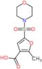 2-methyl-5-(morpholin-4-ylsulfonyl)furan-3-carboxylic acid