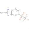 1H-Benzimidazole, 2-methyl-5-[(trifluoromethyl)sulfonyl]-