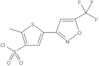 2-Methyl-5-[5-(trifluoromethyl)-3-isoxazolyl]-3-thiophenesulfonyl chloride