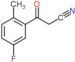 3-(5-fluoro-2-methyl-phenyl)-3-oxo-propanenitrile