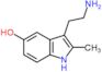 3-(2-aminoethyl)-2-methyl-1H-indol-5-ol