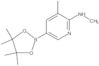 N,3-Dimethyl-5-(4,4,5,5-tetramethyl-1,3,2-dioxaborolan-2-yl)-2-pyridinamine