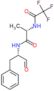 N-[(2S)-1-oxo-3-phenylpropan-2-yl]-N~2~-(trifluoroacetyl)-L-alaninamide