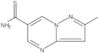 2-Methylpyrazolo[1,5-a]pyrimidine-6-carbothioamide