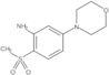 2-(Methylsulfonyl)-5-(4-morpholinyl)benzenamine