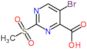 5-bromo-2-(methylsulfonyl)pyrimidine-4-carboxylic acid