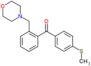 (4-methylsulfanylphenyl)-[2-(morpholinomethyl)phenyl]methanone