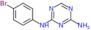 N-(4-bromophenyl)-1,3,5-triazine-2,4-diamine