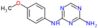 N-(4-methoxyphenyl)-1,3,5-triazine-2,4-diamine