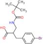 2-[(4-bromophenyl)methyl]-3-(tert-butoxycarbonylamino)propanoic acid